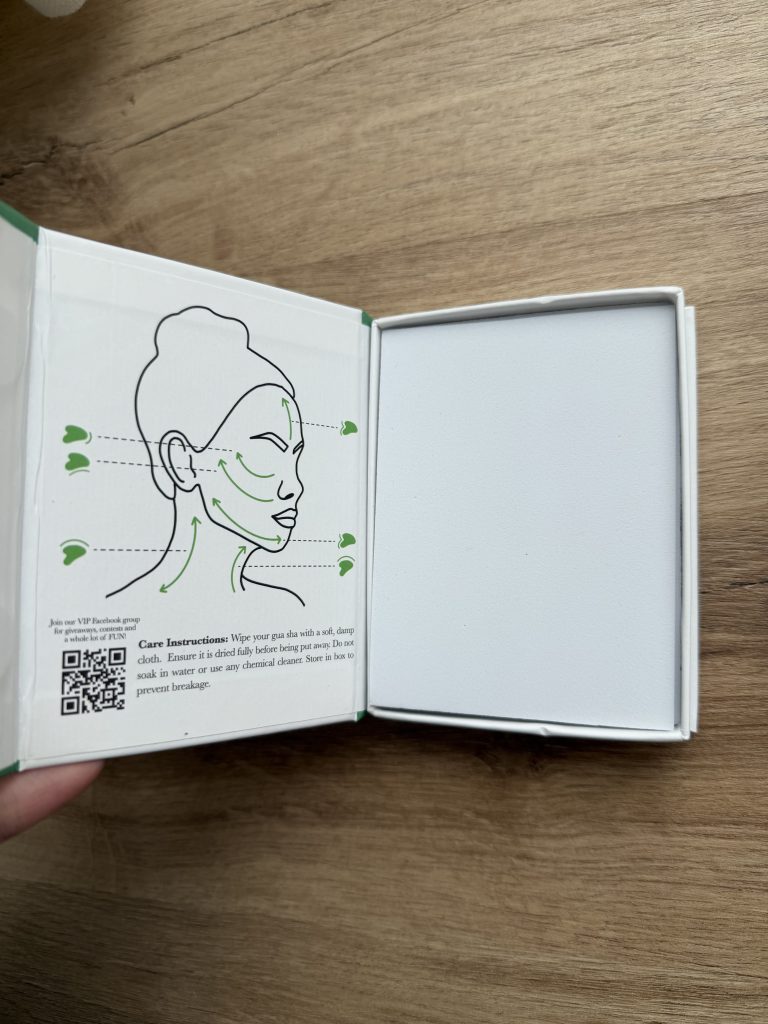 Beauty By Earth Jade Gua Sha Review — Inside Packaging