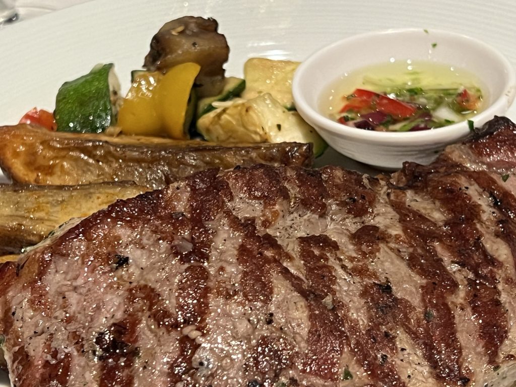 Steak with Chimichurri Royal Caribbean Cruise Review Symphony of the Seas