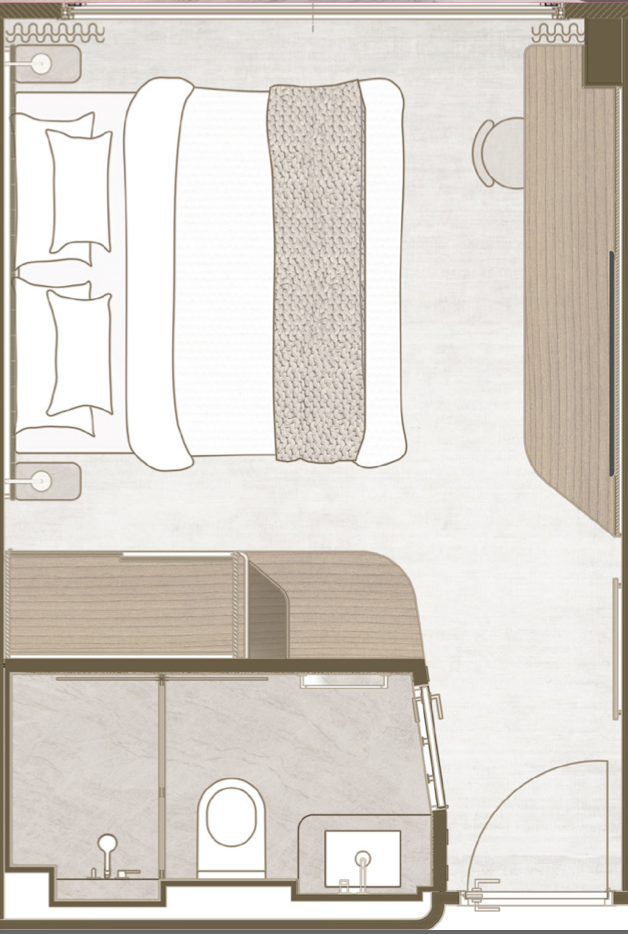 Floor Plan Infinite Balcony Celebrity River Cruise Staterooms