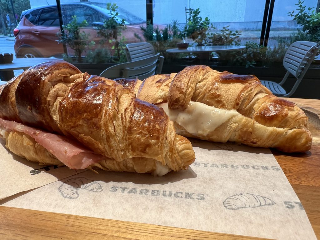 Starbucks Portugal Ham Cheese Croissant