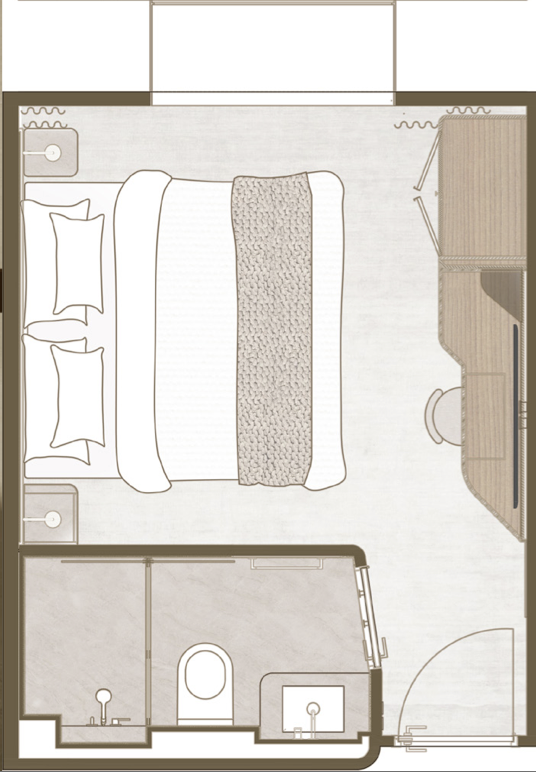Floor Plan Celebrity River View Stateroom