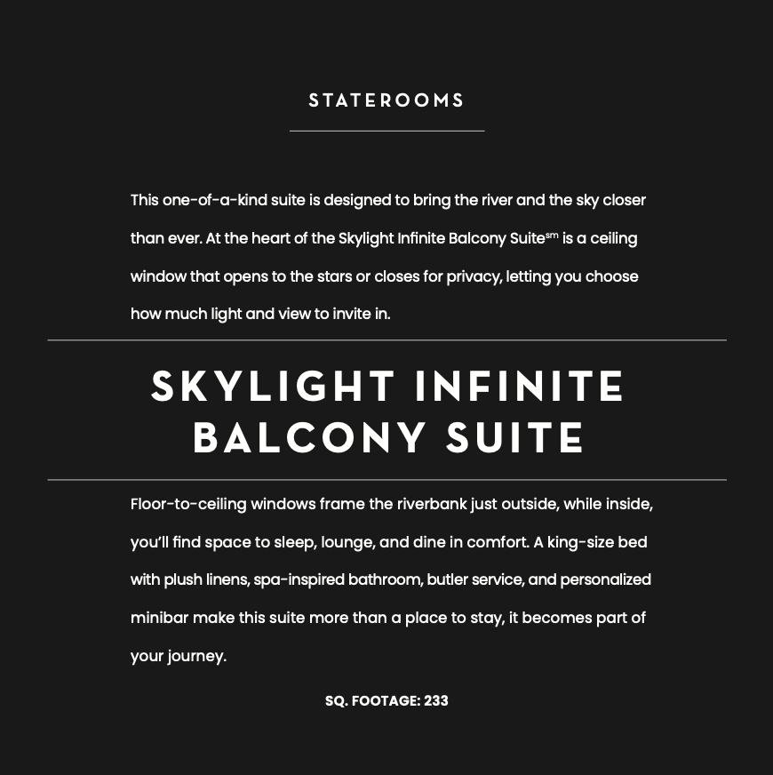 About Celebrity Skylight Infinite Balcony Suite