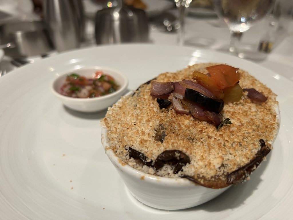 Vegetarian Greek Moussaka Royal Caribbean Cruise Review Symphony of the Seas