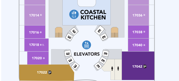 Hero of the Seas Deck 17 Plans Suites — Icon Loft Suites