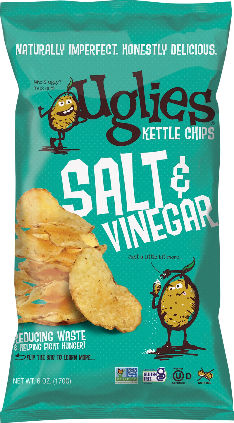 Uglies Kettle Chips Salt & Vinegar Review – Misfits Market
