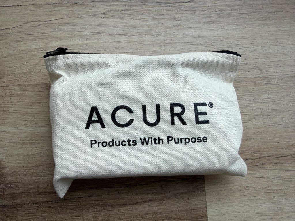 ACURE Skincare Beauty Bag Review — Packaging