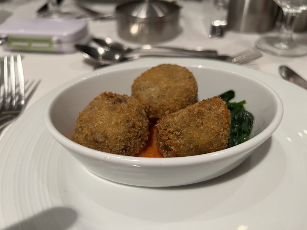 Crispy Parmesan Arancini— Symphony of the Seas Cruise Blog — Royal Caribbean Cruise Food Photos