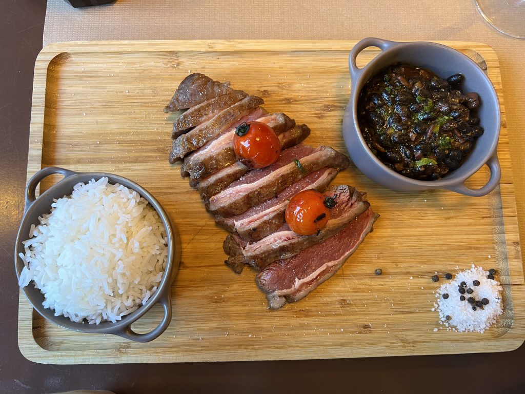 Picanha with rice and beans at Bandalho Meat & Wine Carnaxide — Lisbon Restaurant Review — Portugal Food Blog