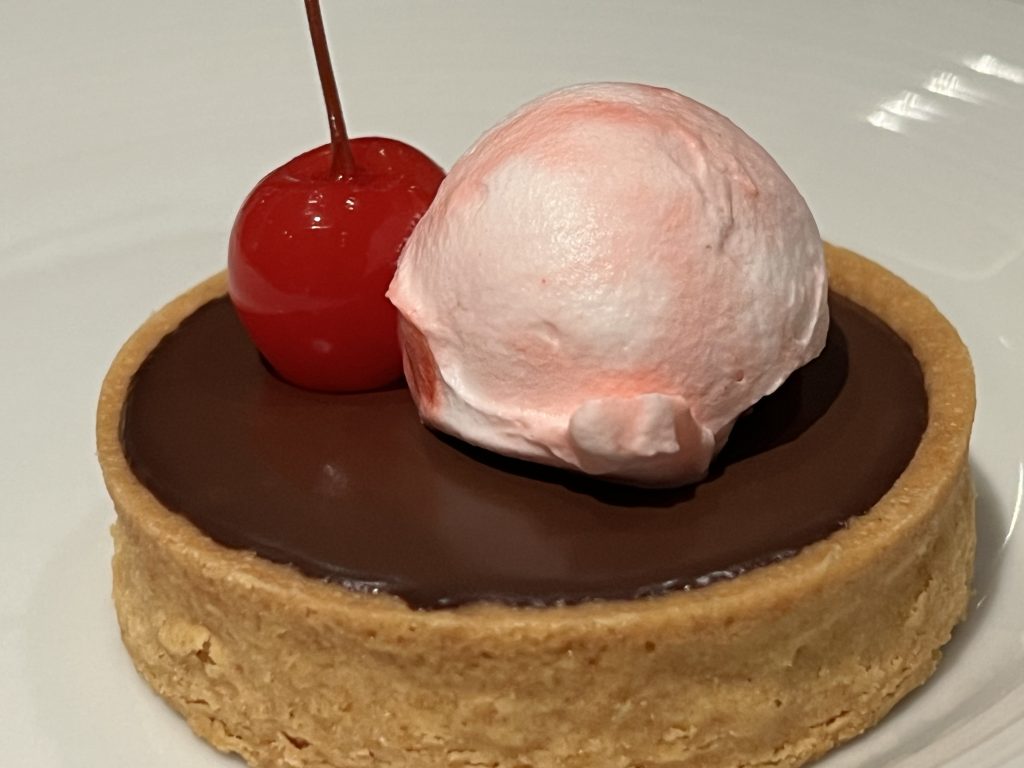 Chocolate Tart with Cherry Royal Caribbean Cruise Review Symphony of the Seas