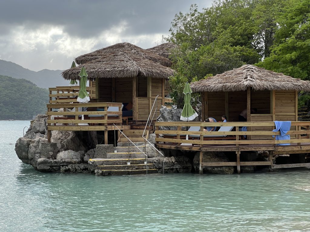 Private Cabanas Close Up — Labadee Haiti Royal Caribbean Review