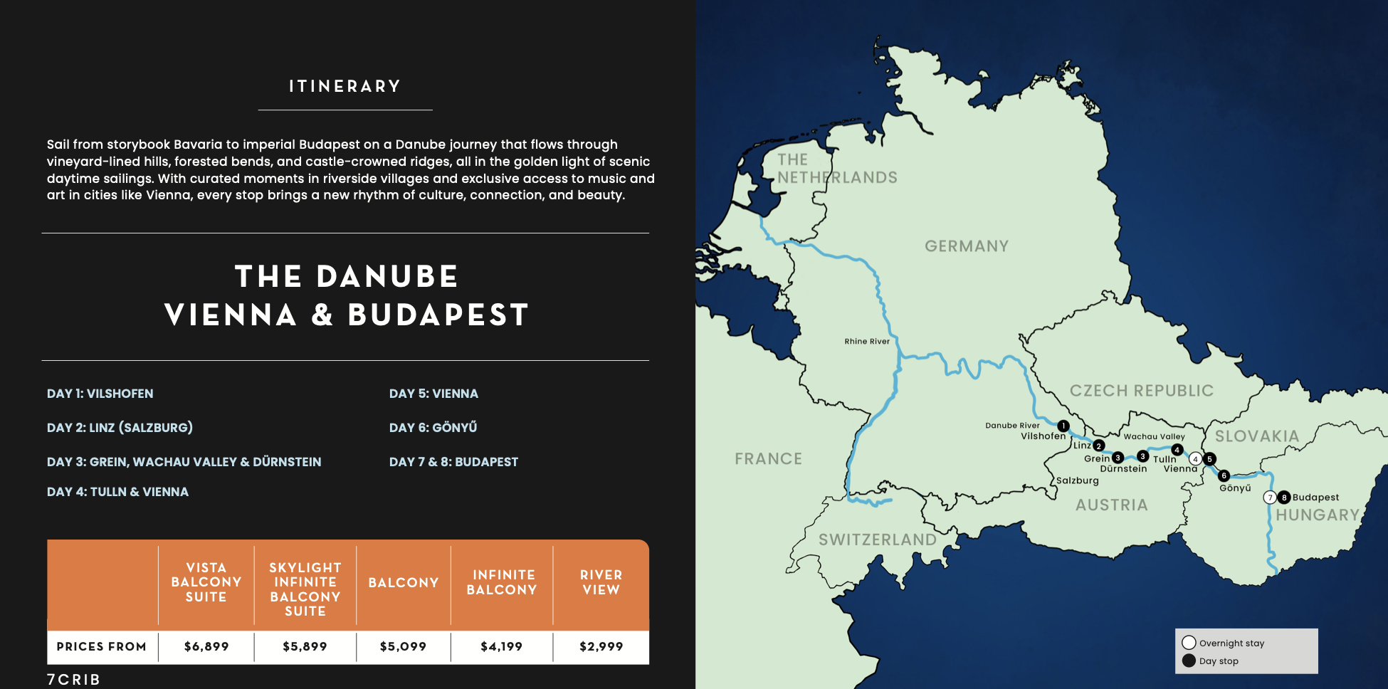 Celebrity Compass Itineraries — 2027 River Cruises