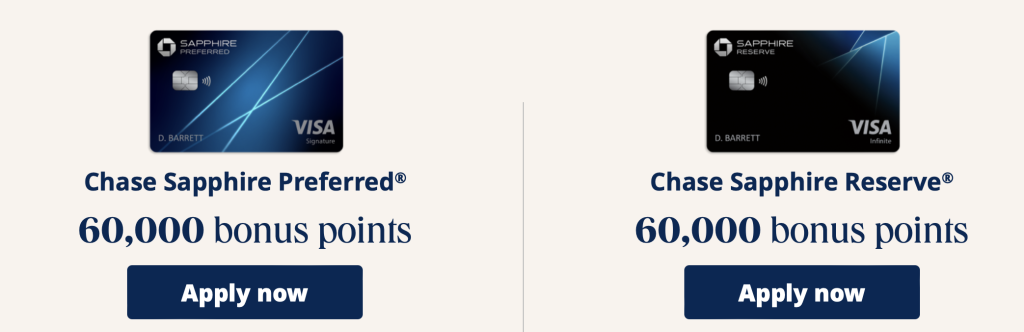 Free Travel and Free Flights with Chase Credit Card Sign Up Bonus!
