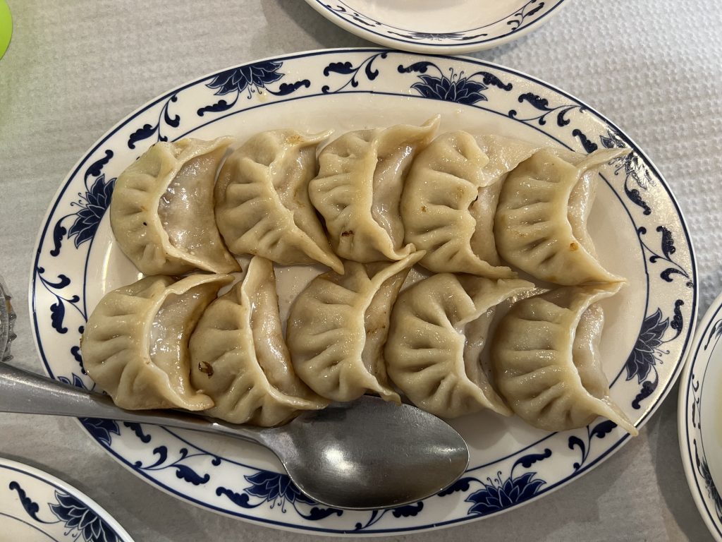Dumplings at Restaurante Chinês Long Xing in Armação de Pêra, Portugal
