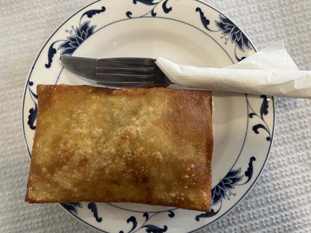 Fried Spring Roll at Restaurante Chinês Long Xing in Armação de Pêra, Portugal