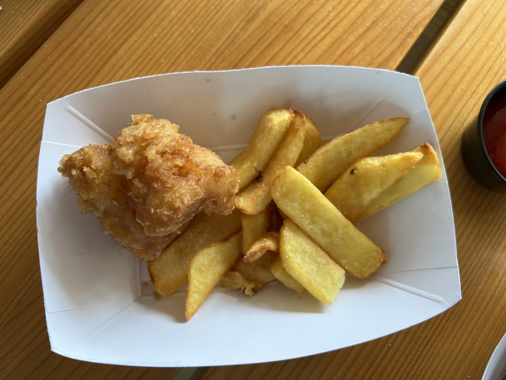 Fish & chips from fish and ships on Independence of the Seas