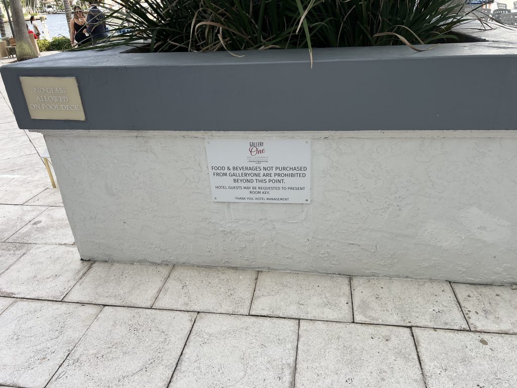 No Food Allowed Outside Fort Lauderdale Cruise Hotel Review — GalleryOne DoubleTree Suites by Hilton