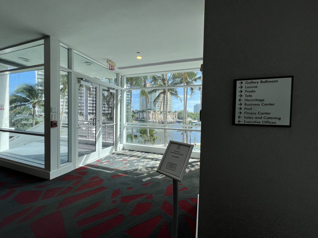 Views from second floor Fort Lauderdale Cruise Hotel Review — GalleryOne DoubleTree Suites by Hilton