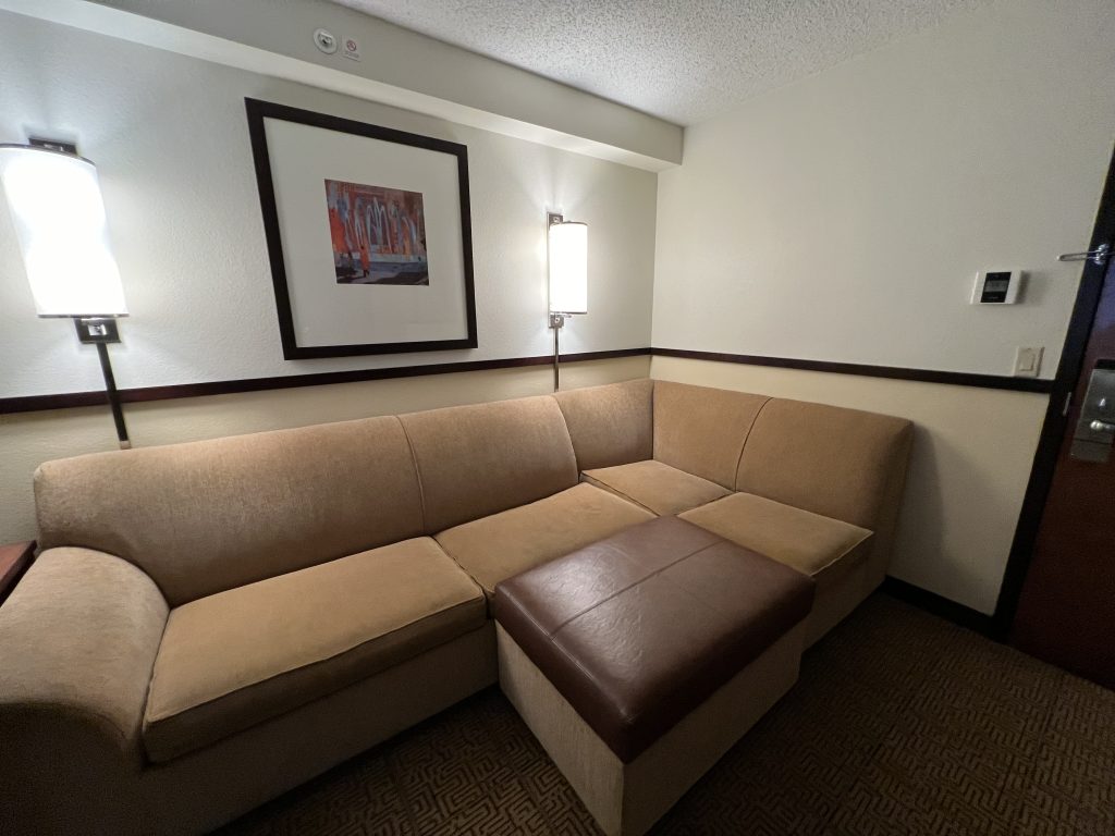 Living Space — Hyatt Place Fort Lauderdale Cruise Port Hotel Review