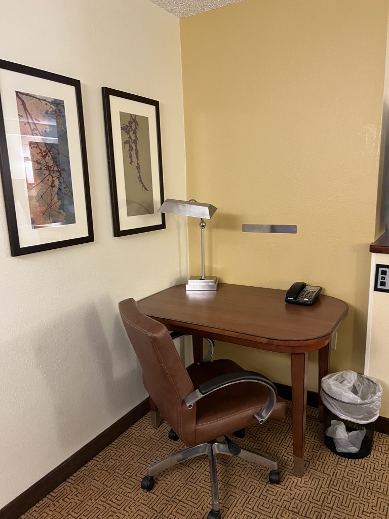 Desk area — Hyatt Place Fort Lauderdale Cruise Port Hotel Review