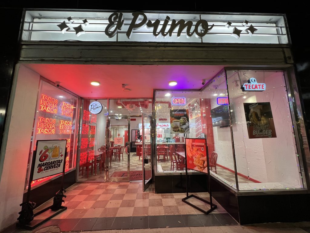 Front of Restaurant — El Primo Red Tacos Miami Restaurant Review