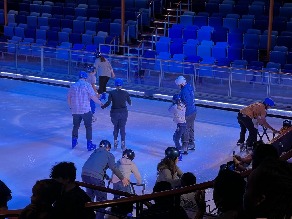 Families Ice Skating — Free Activities Royal Caribbean Independence of the Seas Review