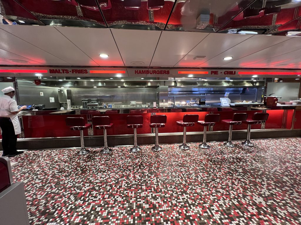 Inside Johnny Rockets — Symphony of the Seas Cruise Blog — Royal Caribbean Cruise Food Photos