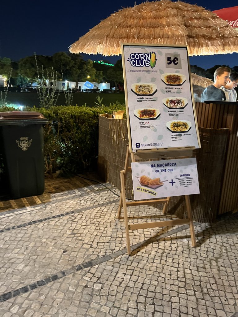 Corn on the cob Lisbon — a weekend in Lisbon in spring