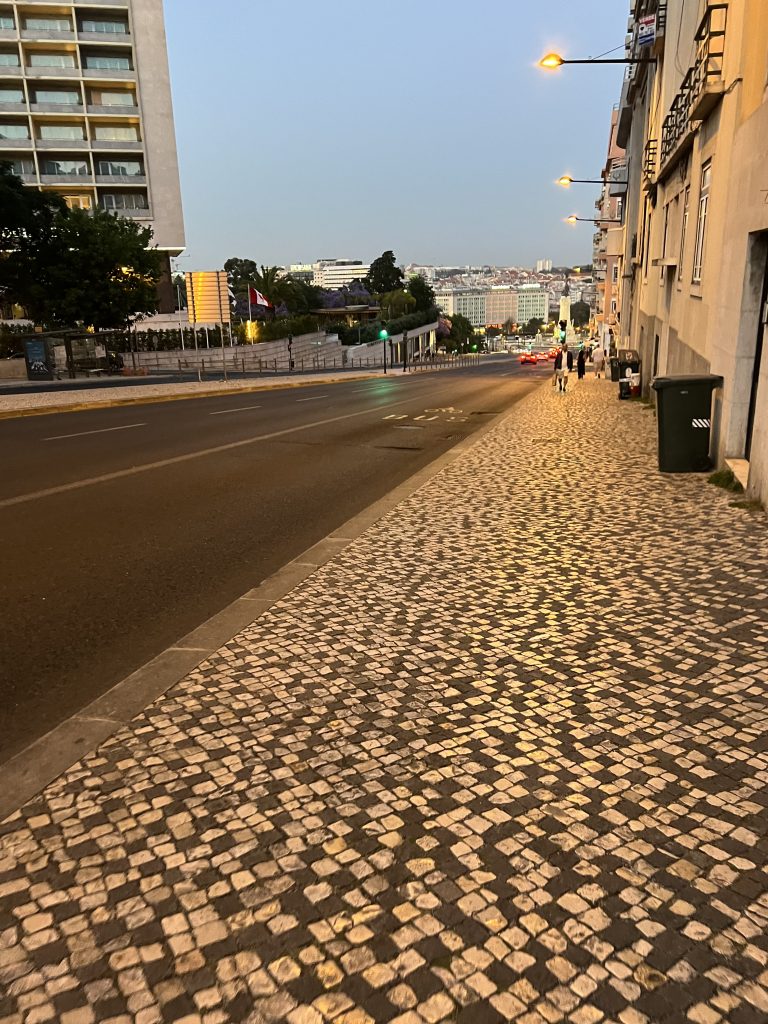 Steep hills in Lisbon Portugal — a weekend in Lisbon in spring