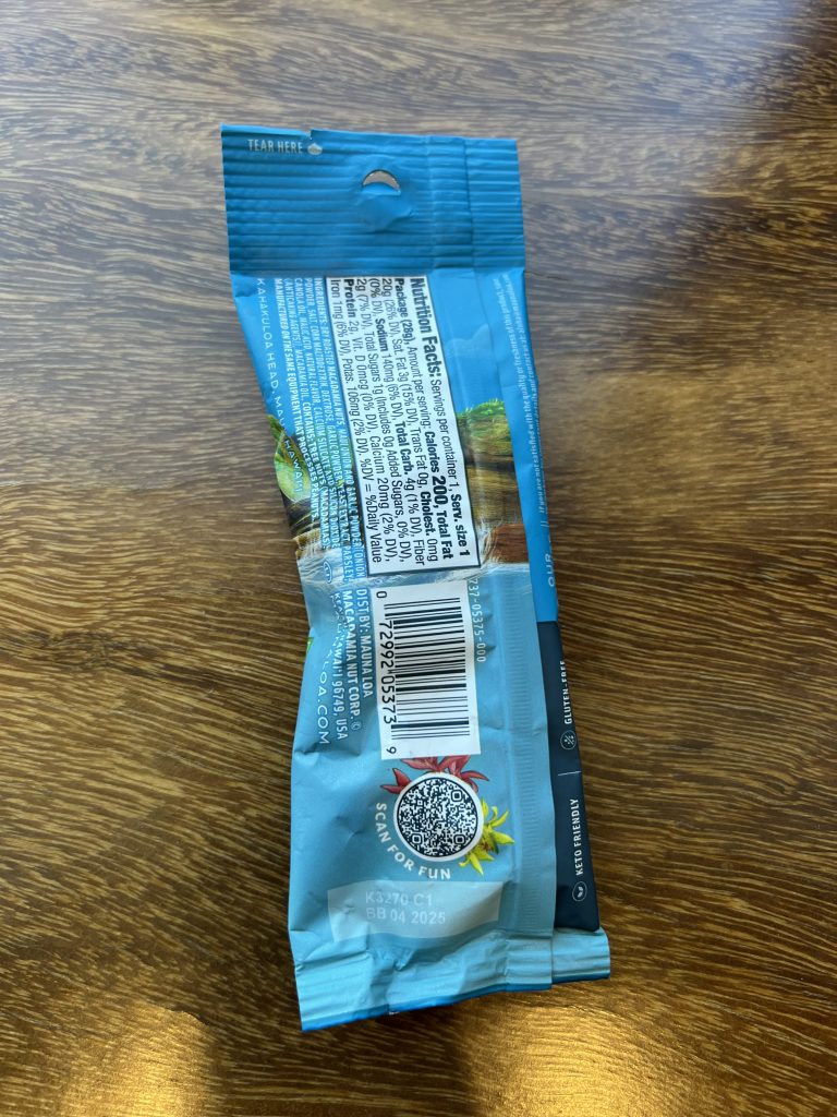 Mauna Loa Dry Roasted Macadamias Maui Onion and Garlic Review 2