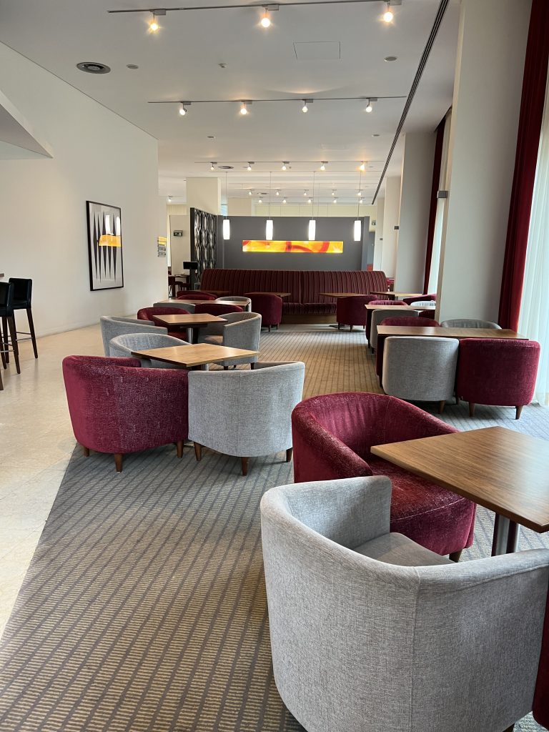 Restaurant at Lagoas Park Hotel Oeiras — Porto Salvo — Lisbon Hotel Review