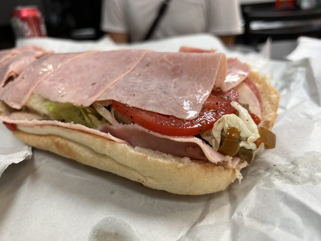 Open Laspada's Italian Hoagie