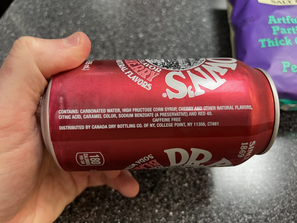 Dr Brownss Black Cherry Soda Ingredients