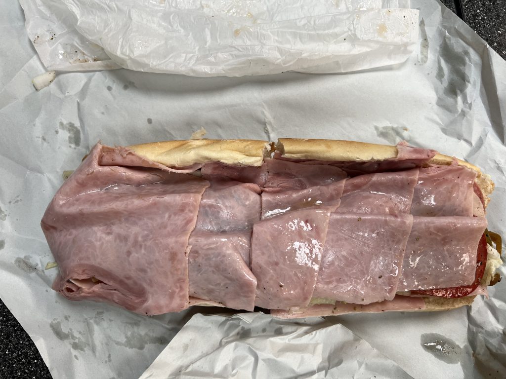 Inside Laspada's Italian Hoagie
