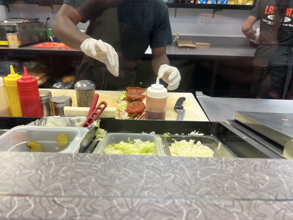 Making an Italian Hoagie at Laspada's