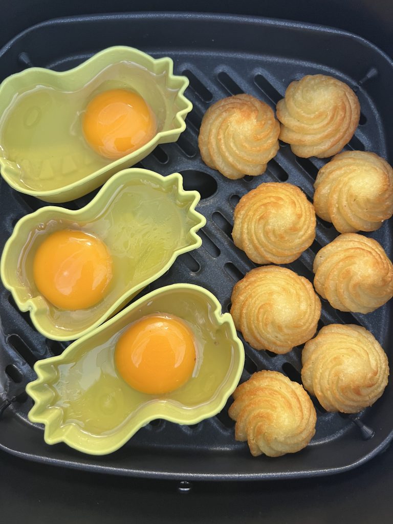 Air Fryer Eggs Duchess Potatoes Lidl Anniversary Brunch
