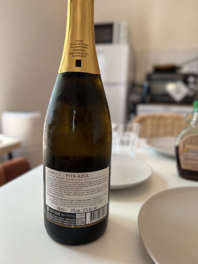 Fita Azul Sparkling Wine Label Lidl Anniversary Brunch