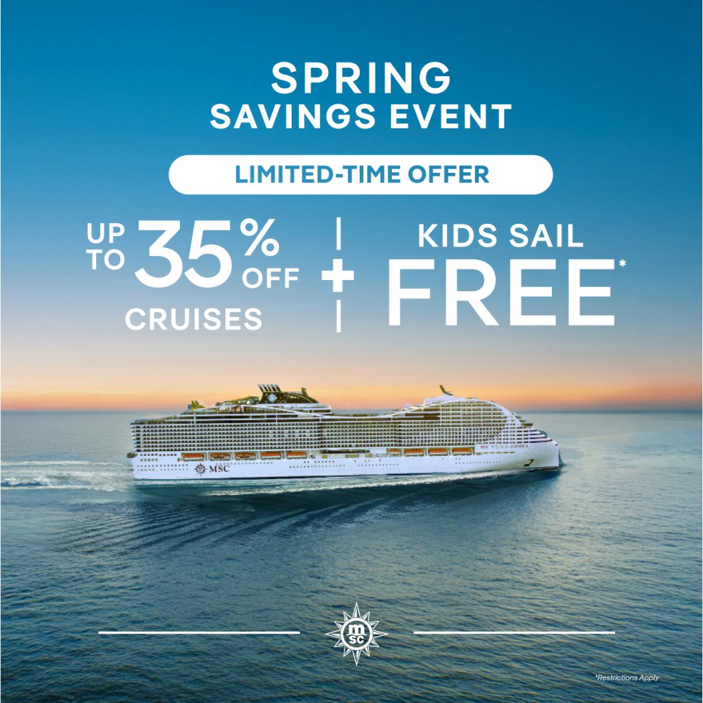 MSC Cruise Deals — Kids Sail Free