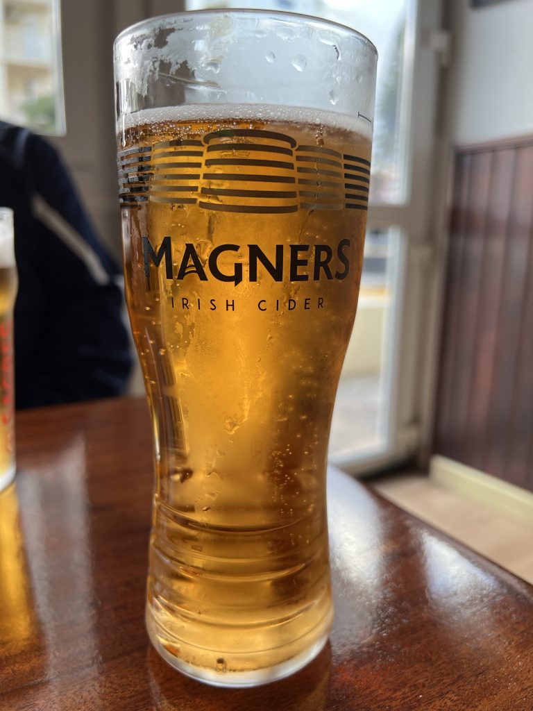 Magner's Irish Cider at The Waterdog Pub — Armação de Pêra Restaurants