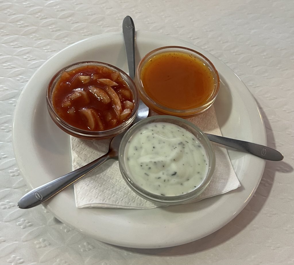 Indian Chutney at Natraj Indian Tandoori