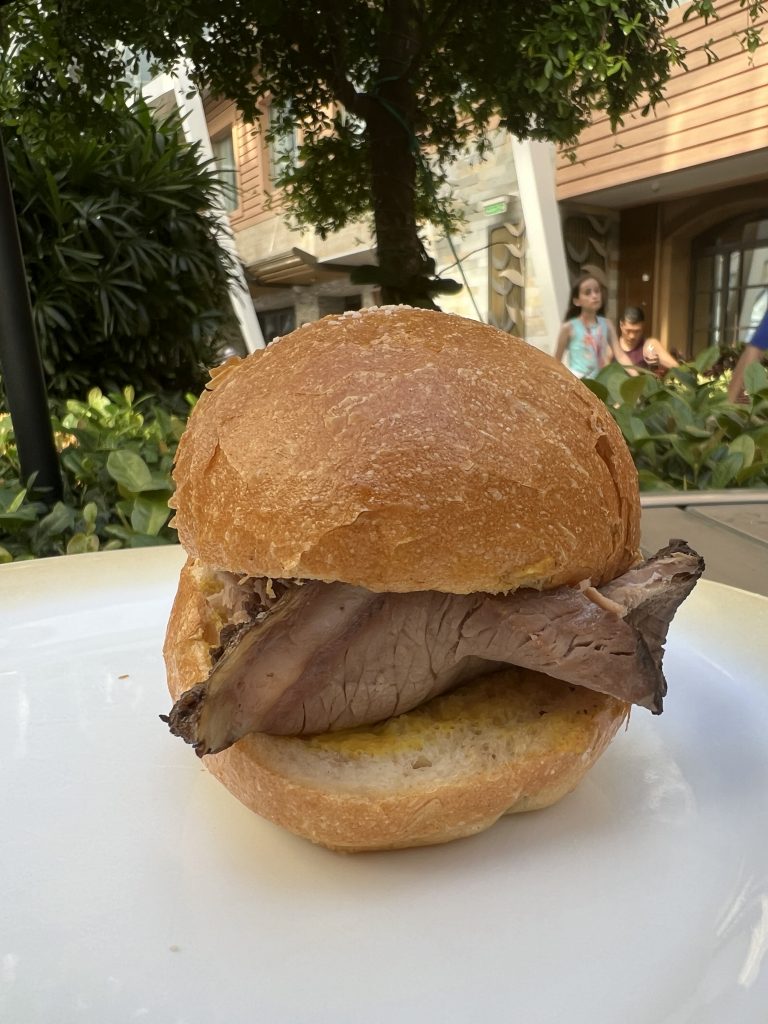 Park Cafe Kümmelweck Roast Beef Sandwich — Symphony of the Seas Cruise Blog — Cruise Food Photos