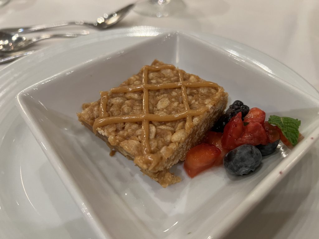 Peanut Butter Crisp Square — Royal Caribbean Food on Independence of the Seas