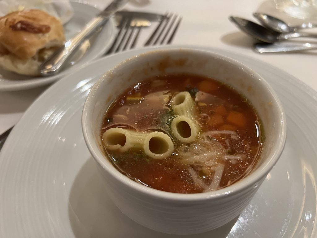 italian minestrone soup — Royal Caribbean Food on Independence of the Seas