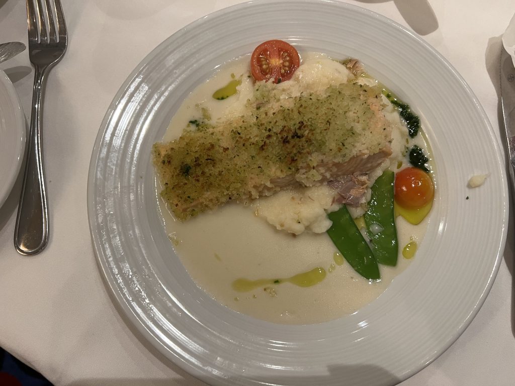 Baked Salmon — Royal Caribbean Food on Independence of the Seas