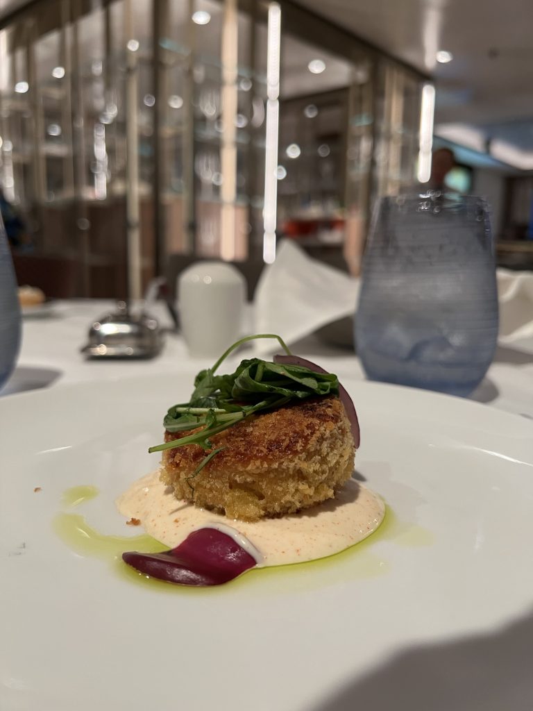 Crab Cake — Sun Princess Mediterranean Cruise Food Photos
