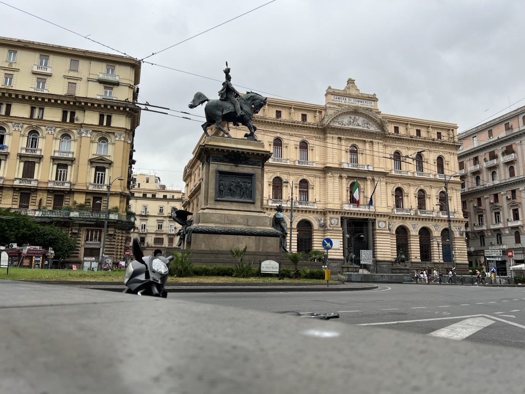 King Vitor Manuell II Monument in Piazza Giovani Bovio — One Day in Naples Cruise Port 