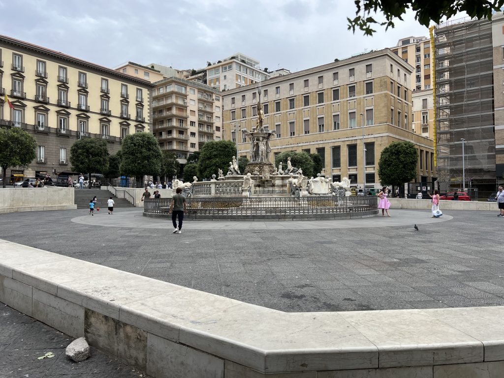 Fountain of Neptune — One Day in Naples Cruise Port 
