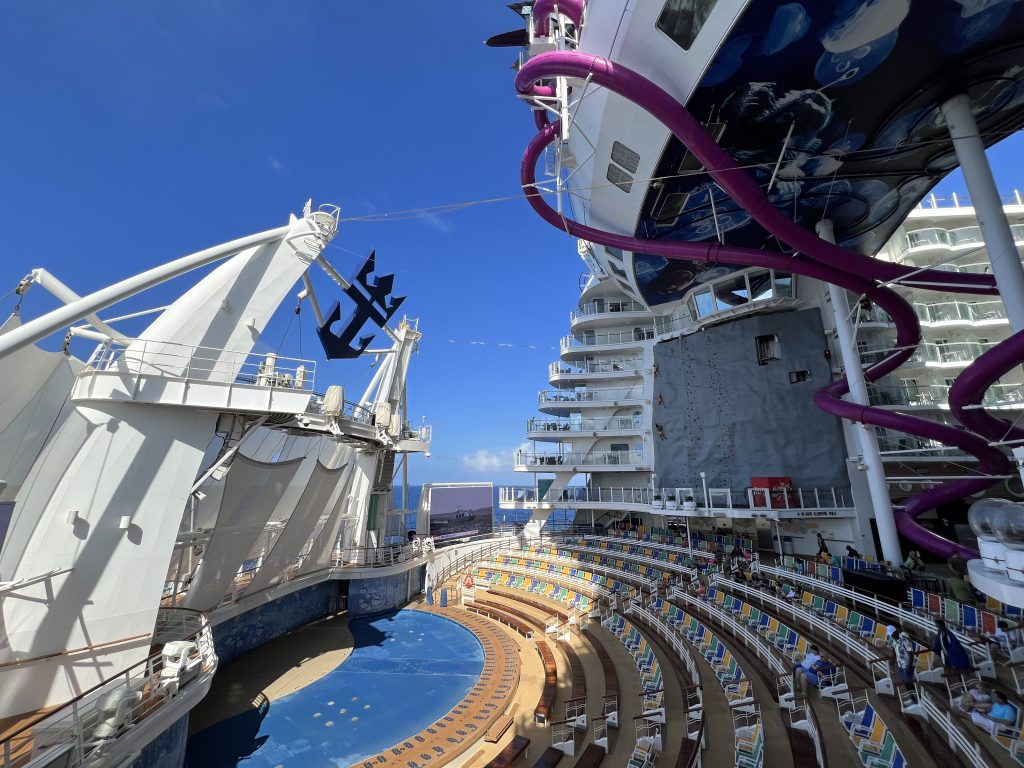 Aqua Theater — Sea Day on Symphony of the Seas — Royal Caribbean UGC Cruise Blog