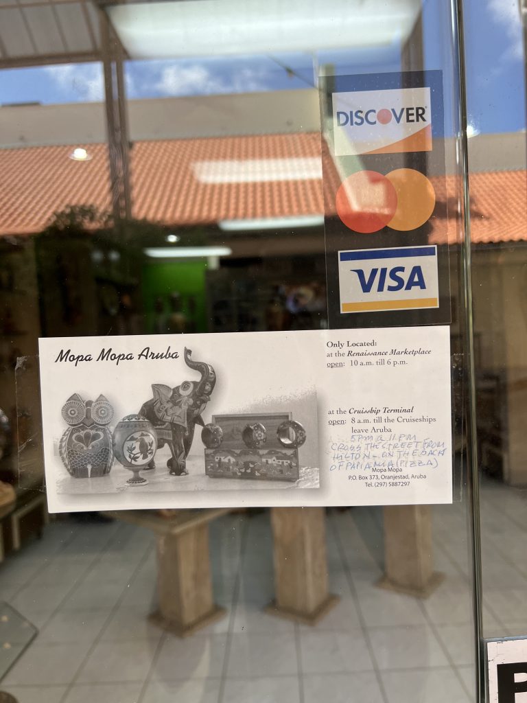 Mopa Mopa Aruba Shop