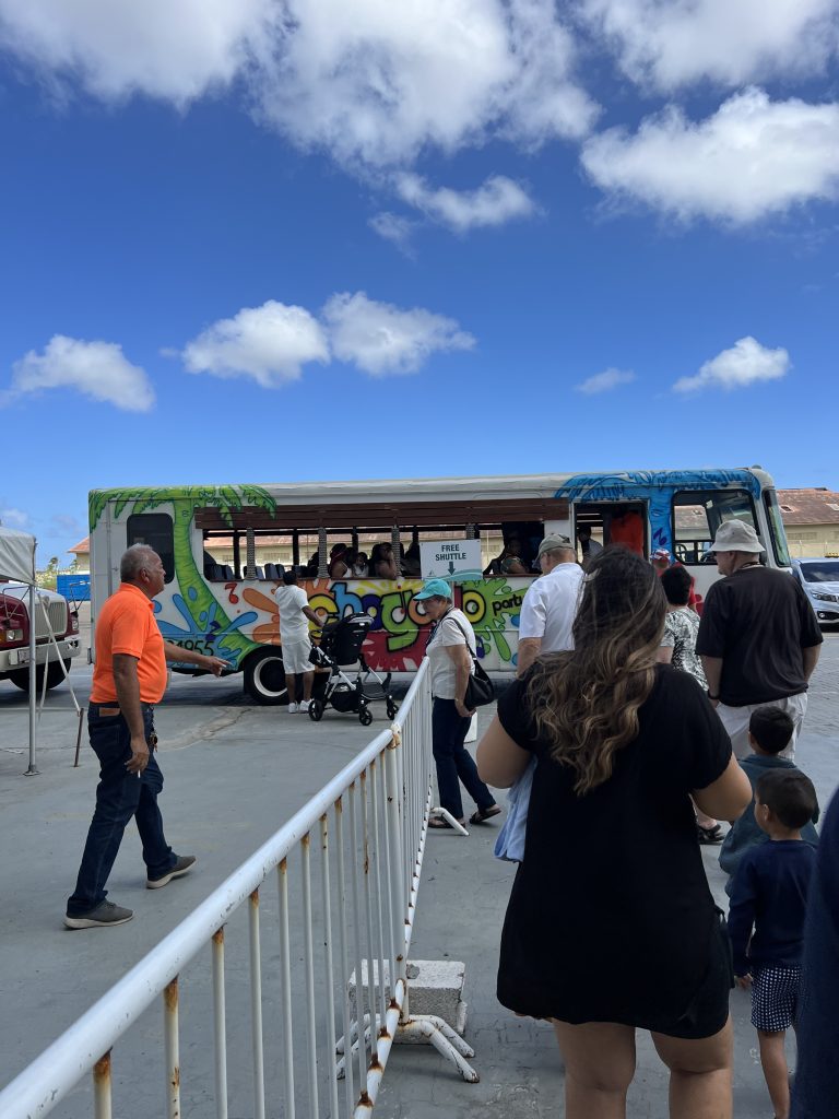 Getting off the ship in Aruba— One Day in Aruba Cruise Port on Symphony of the Seas