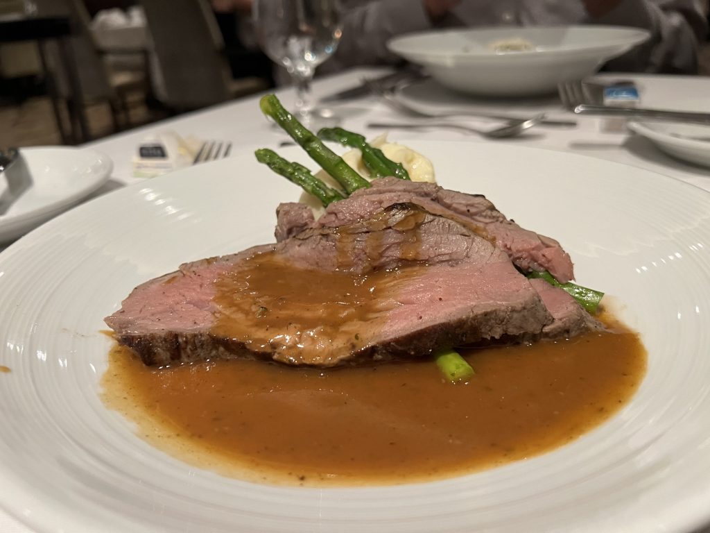 Roast Beef Tenderloin — Cruise Food Photos — Sea Day on Symphony of the Seas — Royal Caribbean UGC Cruise Blog